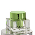 Luxury 5g 15g Cosmetic Packaging Acrylic Cream Jar with Aluminum Caps
